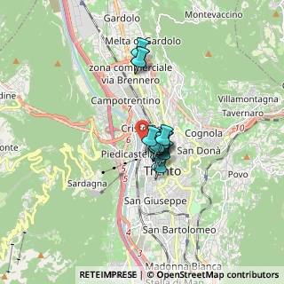 Mappa Corso Michelangelo Buonarroti, 38122 Trento TN, Italia (1.06)
