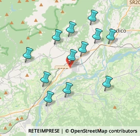 Mappa Strada Cartiera, 32035 Santa Giustina BL, Italia (3.63667)