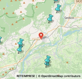 Mappa Strada Cartiera, 32035 Santa Giustina BL, Italia (6.35)