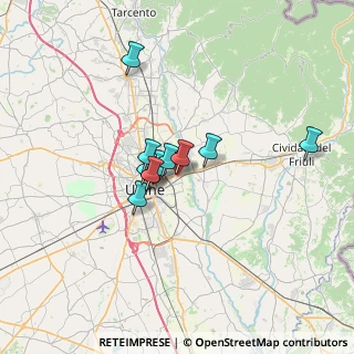 Mappa Via Stregna, 33100 Udine UD, Italia (4.42545)