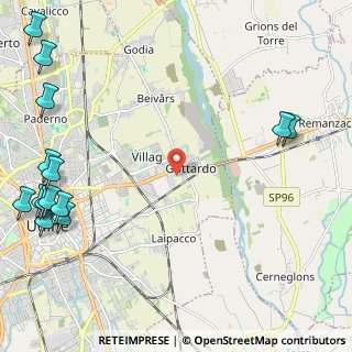 Mappa Via Stregna, 33100 Udine UD, Italia (3.43357)