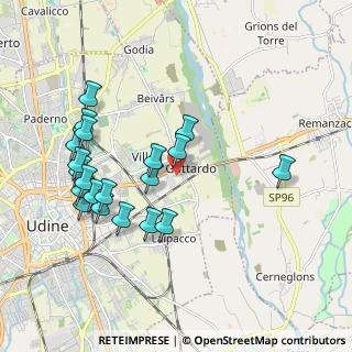 Mappa Via Stregna, 33100 Udine UD, Italia (1.969)