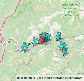 Mappa Via degli Alpini, 38050 Telve TN, Italia (8.24875)