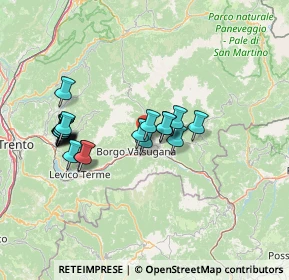 Mappa Via degli Alpini, 38050 Telve TN, Italia (12.571)