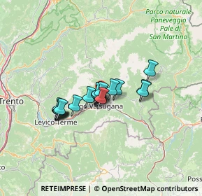 Mappa Via degli Alpini, 38050 Telve TN, Italia (8.691)