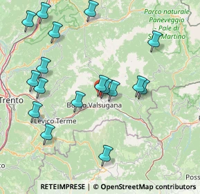 Mappa Via degli Alpini, 38050 Telve TN, Italia (16.93882)