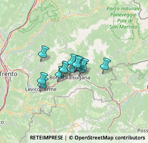 Mappa Via degli Alpini, 38050 Telve TN, Italia (6.93077)