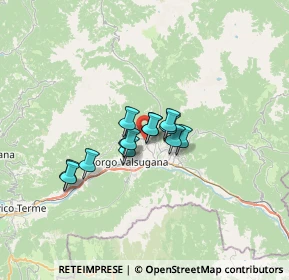 Mappa Via degli Alpini, 38050 Telve TN, Italia (3.98077)