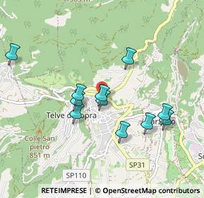 Mappa Via degli Alpini, 38050 Telve TN, Italia (0.84182)