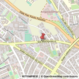 Mappa Via Martignacco, 149, 33100 Udine, Udine (Friuli-Venezia Giulia)