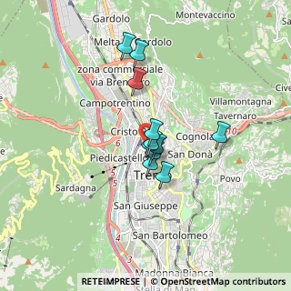 Mappa Via Jacopo Aconcio, 38122 Trento TN, Italia (1.14909)