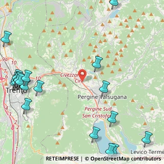 Mappa Al de la Loc. Ciré, 38057 Pergine Valsugana TN, Italia (6.6225)