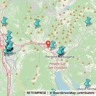 Mappa Al de la Loc. Ciré, 38057 Pergine Valsugana TN, Italia (6.37)