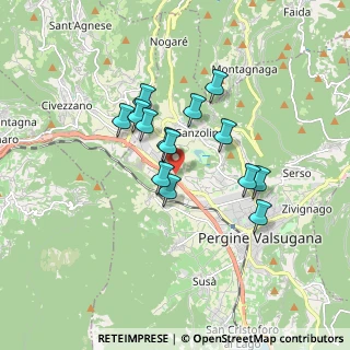 Mappa Al de la Loc. Ciré, 38057 Pergine Valsugana TN, Italia (1.32786)