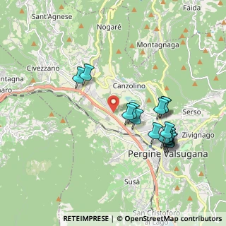 Mappa Al de la Loc. Ciré, 38057 Pergine Valsugana TN, Italia (1.82375)