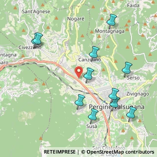 Mappa Al de la Loc. Ciré, 38057 Pergine Valsugana TN, Italia (2.33364)