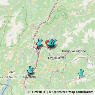 Mappa Al de la Loc. Ciré, 38057 Pergine Valsugana TN, Italia (10.50769)