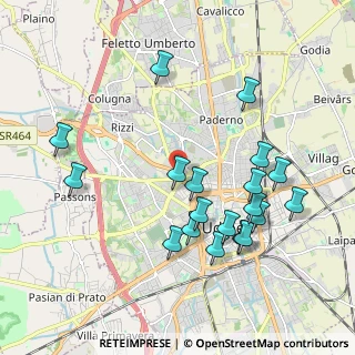Mappa UDINE via Martignacco, 33100 Udine UD, Italia (2.01632)