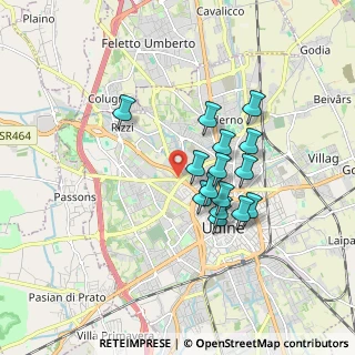 Mappa UDINE via Martignacco, 33100 Udine UD, Italia (1.39333)