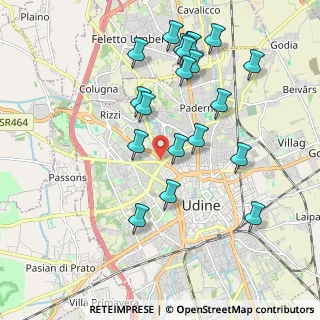 Mappa UDINE via Martignacco, 33100 Udine UD, Italia (2.042)