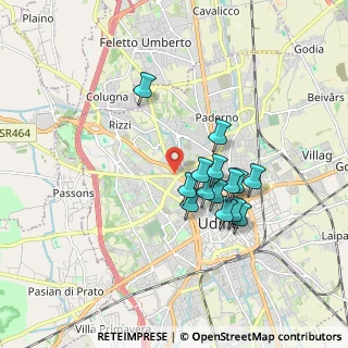 Mappa UDINE via Martignacco, 33100 Udine UD, Italia (1.41071)