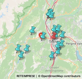 Mappa Via Canelli, 38100 Trento TN, Italia (7.06444)