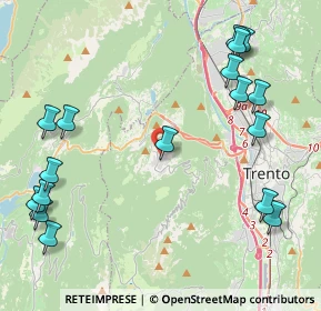 Mappa Via Canelli, 38100 Trento TN, Italia (5.36588)