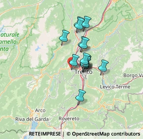 Mappa Via Canelli, 38100 Trento TN, Italia (8.972)