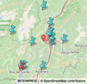 Mappa Via Canelli, 38100 Trento TN, Italia (14.53857)