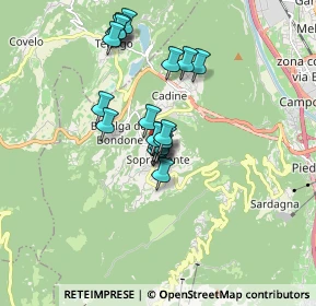 Mappa Via Canelli, 38100 Trento TN, Italia (1.271)