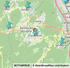Mappa Via Canelli, 38100 Trento TN, Italia (4.0415)