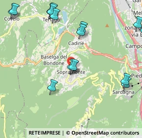 Mappa Via Canelli, 38100 Trento TN, Italia (2.8245)