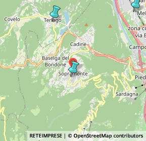 Mappa Via Canelli, 38100 Trento TN, Italia (4.339)