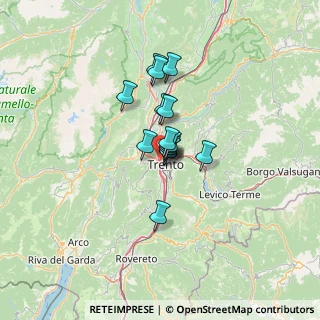 Mappa Via Brescia, 38122 Trento TN, Italia (7.40467)