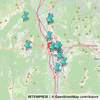 Mappa Via Brescia, 38122 Trento TN, Italia (3.05364)