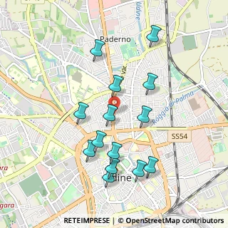 Mappa Viale Volontari della Libertà, 33100 Udine UD, Italia (0.93786)