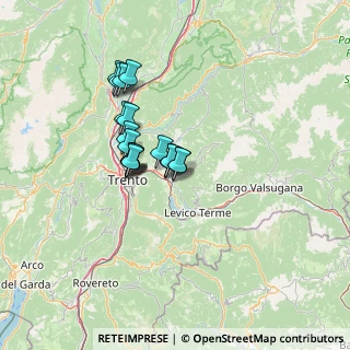 Mappa Località centrale, 38057 Pergine Valsugana TN, Italia (9.58947)