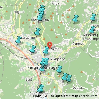 Mappa Località centrale, 38057 Pergine Valsugana TN, Italia (2.6305)