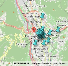 Mappa Via, 38121 Trento TN, Italia (1.178)