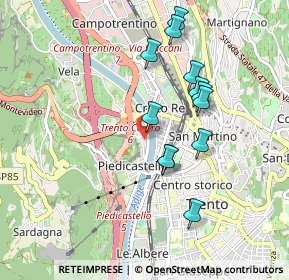 Mappa Via, 38121 Trento TN, Italia (0.83333)