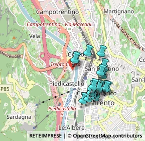 Mappa Via, 38121 Trento TN, Italia (0.799)