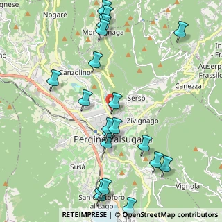 Mappa Via Tonale, 38057 Pergine Valsugana TN, Italia (2.467)