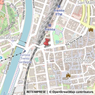 Mappa Piazza della Portella, 38122 Trento, Italia, 38100 Trento, Trento (Trentino-Alto Adige)