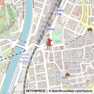 Mappa Piazza della Portella, 11, 38122 Trento, Trento (Trentino-Alto Adige)