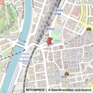 Mappa Via Torre Vanga, 14, 38122 Trento, Trento (Trentino-Alto Adige)