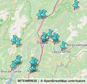 Mappa Via per l'Osservatorio, 38100 Trento TN, Italia (17.075)