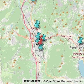 Mappa Via per l'Osservatorio, 38100 Trento TN, Italia (3.73)