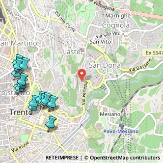 Mappa Via per l'Osservatorio, 38100 Trento TN, Italia (0.761)