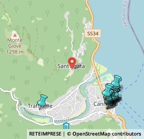 Mappa Via Gioberti, 28822 Cannobio VB, Italia (1.349)