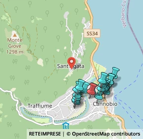 Mappa Via Gioberti, 28822 Cannobio VB, Italia (0.9845)